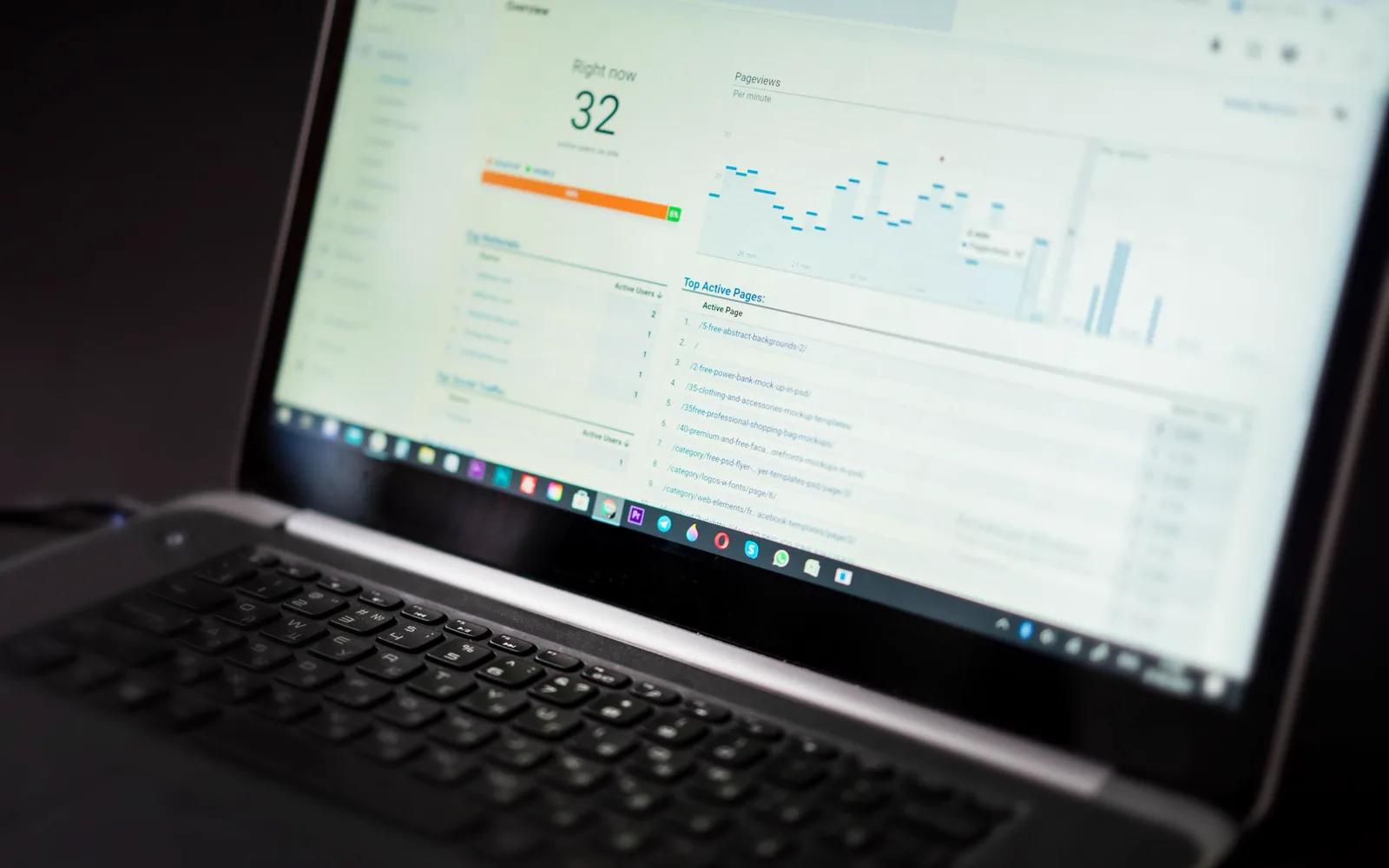 Dashboard PageSpeed Insights affichant les scores LCP, INP et CLS d'un site web