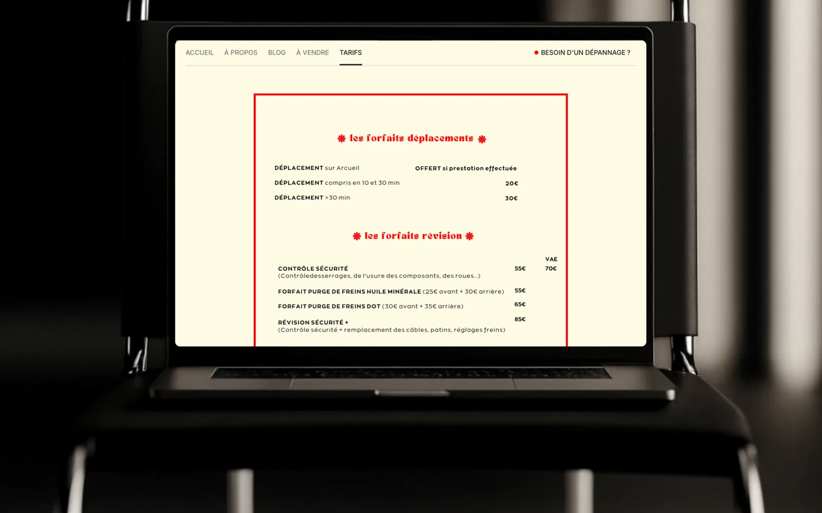 Carte Google avec un pack local de trois entreprises