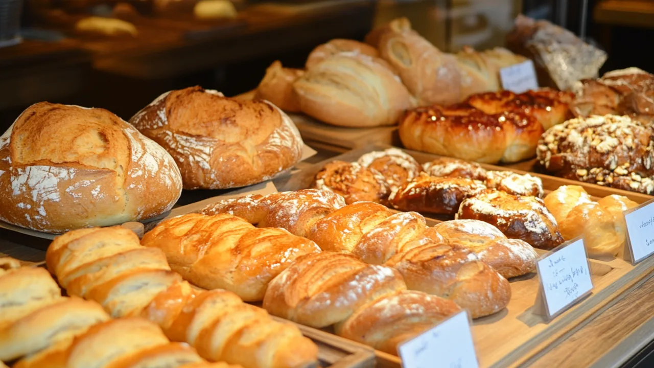 Viennoiseries dorées
